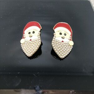 Sugarfix Santa Claus Christmas Earrings North Soul Holiday Dangle Red